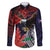 American Samoa Bald Eagle Personalized Family Matching Off The Shoulder Long Sleeve Dress and Hawaiian Shirt Samoa Muamua Le Atua