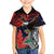 American Samoa Bald Eagle Personalized Family Matching Off The Shoulder Long Sleeve Dress and Hawaiian Shirt Samoa Muamua Le Atua