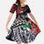American Samoa Bald Eagle Personalized Family Matching Summer Maxi Dress and Hawaiian Shirt Samoa Muamua Le Atua