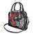 American Samoa Bald Eagle Personalized Shoulder Handbag Samoa Muamua Le Atua