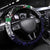 American Samoa Bald Eagle Steering Wheel Cover Samoa Muamua Le Atua