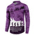 Anzac Day Gallipoli Personalised Button Sweatshirt Purple Poppy Flowers