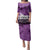Anzac Day Gallipoli Personalised Family Matching Puletasi and Hawaiian Shirt Purple Poppy Flowers