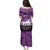 Anzac Day Gallipoli Personalised Family Matching Puletasi and Hawaiian Shirt Purple Poppy Flowers