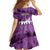 Anzac Day Gallipoli Personalised Family Matching Summer Maxi Dress and Hawaiian Shirt Purple Poppy Flowers