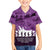 Anzac Day Gallipoli Personalised Family Matching Summer Maxi Dress and Hawaiian Shirt Purple Poppy Flowers