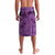 Anzac Day Gallipoli Personalised Lavalava Purple Poppy Flowers