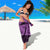 Anzac Day Gallipoli Personalised Sarong Purple Poppy Flowers