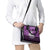 Anzac Day Gallipoli Personalised Shoulder Handbag Purple Poppy Flowers