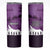 Anzac Day Gallipoli Personalised Skinny Tumbler Purple Poppy Flowers