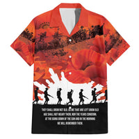 Anzac Day Gallipoli Personalised Family Matching Puletasi and Hawaiian Shirt Red Poppy Flowers