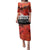 Anzac Day Gallipoli Personalised Family Matching Puletasi and Hawaiian Shirt Red Poppy Flowers