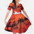 Anzac Day Gallipoli Personalised Family Matching Summer Maxi Dress and Hawaiian Shirt Red Poppy Flowers