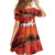 Anzac Day Gallipoli Personalised Family Matching Summer Maxi Dress and Hawaiian Shirt Red Poppy Flowers