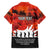 Anzac Day Gallipoli Personalised Family Matching Summer Maxi Dress and Hawaiian Shirt Red Poppy Flowers
