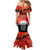 Anzac Day Gallipoli Personalised Mermaid Dress Red Poppy Flowers