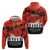 Anzac Day Gallipoli Personalised Zip Hoodie Red Poppy Flowers