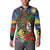 Kiwi-Kookaburra Bird ANZAC Personalised Button Sweatshirt Aussie Golden Wattle Poppy Flowers