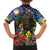 Kiwi-Kookaburra Bird ANZAC Personalised Family Matching Puletasi and Hawaiian Shirt Aussie Golden Wattle Poppy Flowers