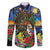 Kiwi-Kookaburra Bird ANZAC Personalised Family Matching Puletasi and Hawaiian Shirt Aussie Golden Wattle Poppy Flowers