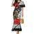 Kiwi-Tui Bird Soldier ANZAC Day Personalised Family Matching Mermaid Dress and Hawaiian Shirt Maori Silver Fern Motif