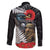 Kiwi-Tui Bird Soldier ANZAC Day Personalised Family Matching Summer Maxi Dress and Hawaiian Shirt Maori Silver Fern Motif