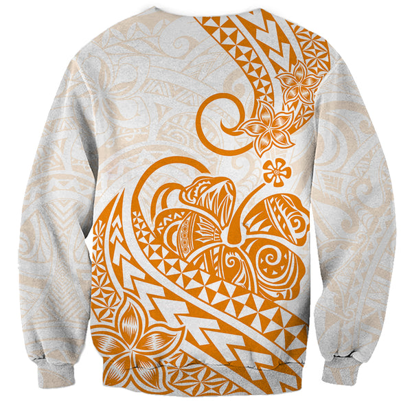 Polynesian Hoodie Tribal Tattoo Red Screen Color LT9 main image 1