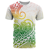 Polynesian T Shirt Tribal Tattoo Gradient 02 Screen Color LT9 Gradient - Polynesian Pride