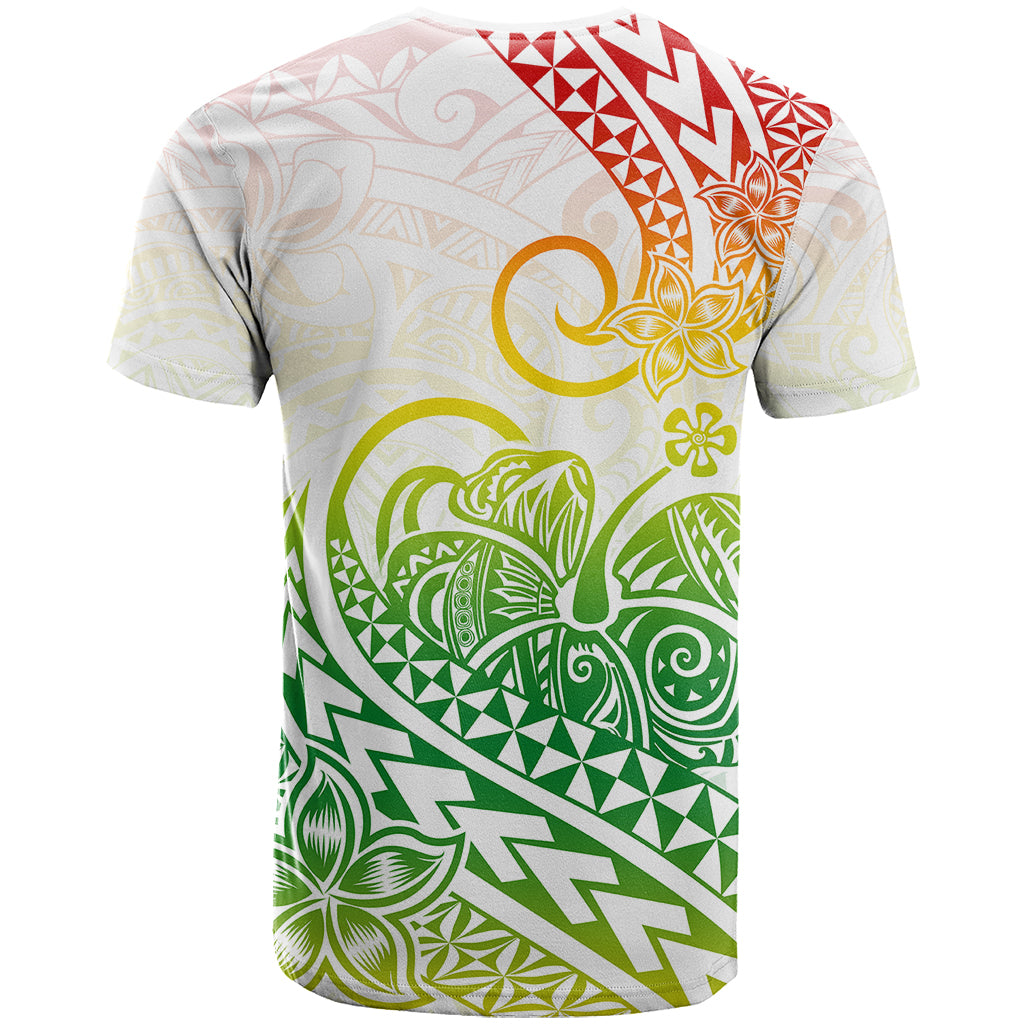 Polynesian T Shirt Tribal Tattoo Gradient 02 Screen Color LT9 - Polynesian Pride