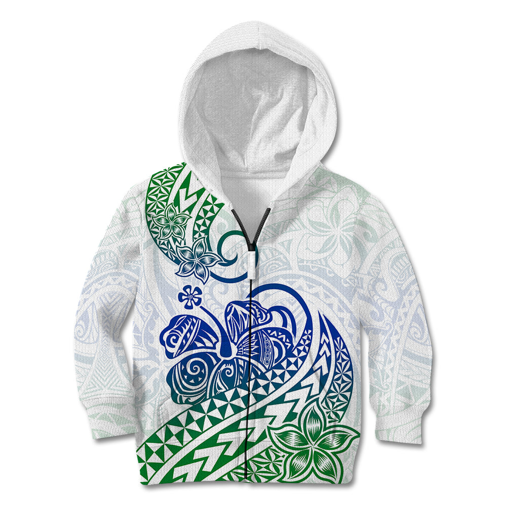 Polynesian Kid Hoodie Tribal Tattoo Gradient 03 Screen Color LT9 - Polynesian Pride