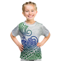 Polynesian Kid T Shirt Tribal Tattoo Gradient 03 Screen Color LT9 Gradient - Polynesian Pride