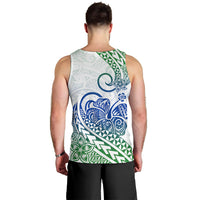 Polynesian Men Tank Top Tribal Tattoo Gradient 03 Screen Color LT9 - Polynesian Pride