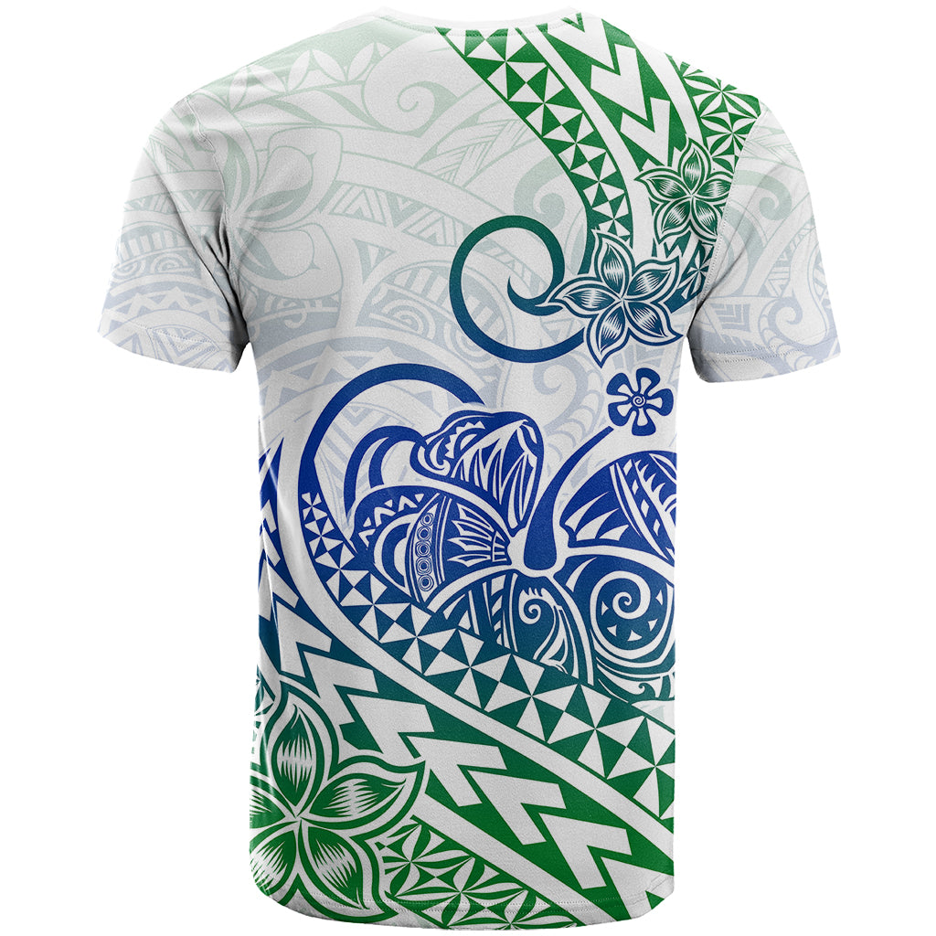 Polynesian T Shirt Tribal Tattoo Gradient 03 Screen Color LT9 - Polynesian Pride