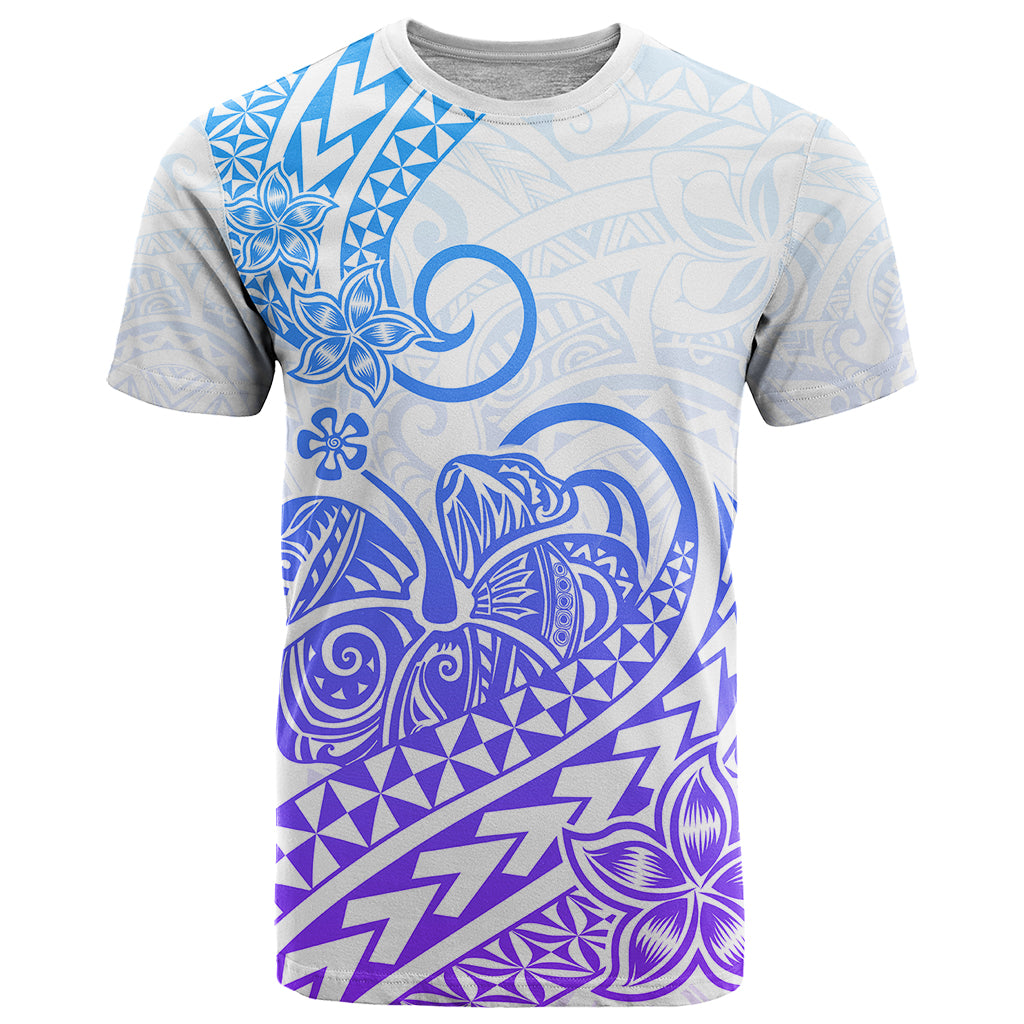 Polynesian T Shirt Tribal Tattoo Gradient 04 Screen Color LT9 Gradient - Polynesian Pride