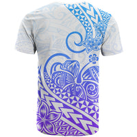 Polynesian T Shirt Tribal Tattoo Gradient 04 Screen Color LT9 - Polynesian Pride
