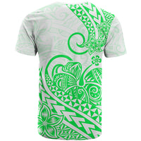 Polynesian T Shirt Tribal Tattoo Green Screen Color LT9 - Polynesian Pride