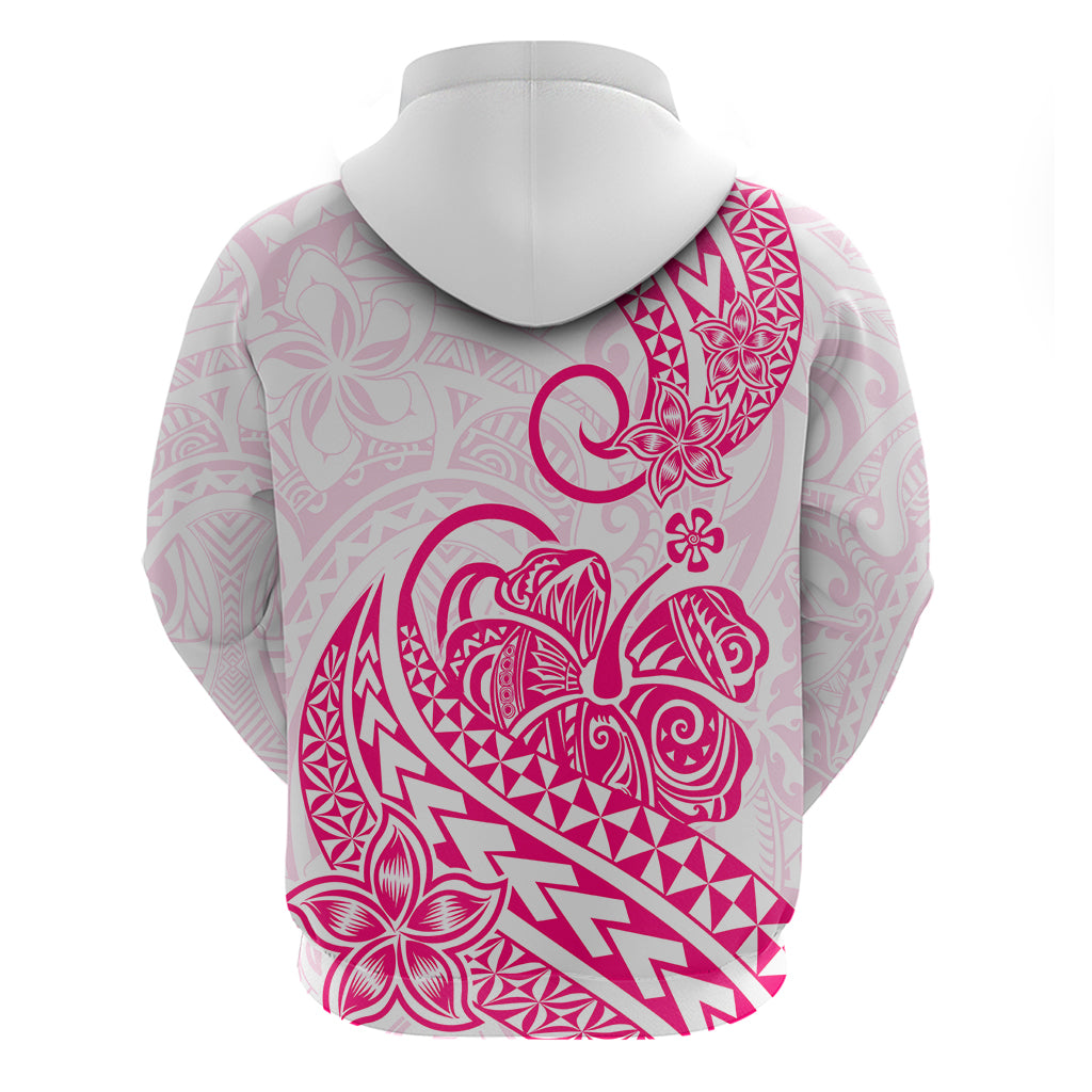 Polynesian Hoodie Tribal Tattoo Pink Screen Color LT9 - Polynesian Pride