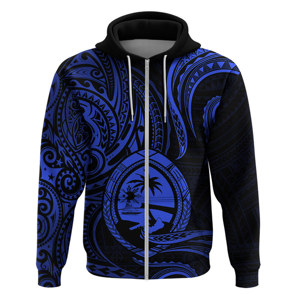 Polynesian Pride Guam Baseball Jacket With Polynesian Tribal Tattoo and Coat of Arms Turquoise Version LT9 main image 1