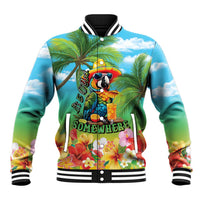 Always 5 O'clock Baseball Jacket Hawaiian Tropical Parrot - Polynesian Pride