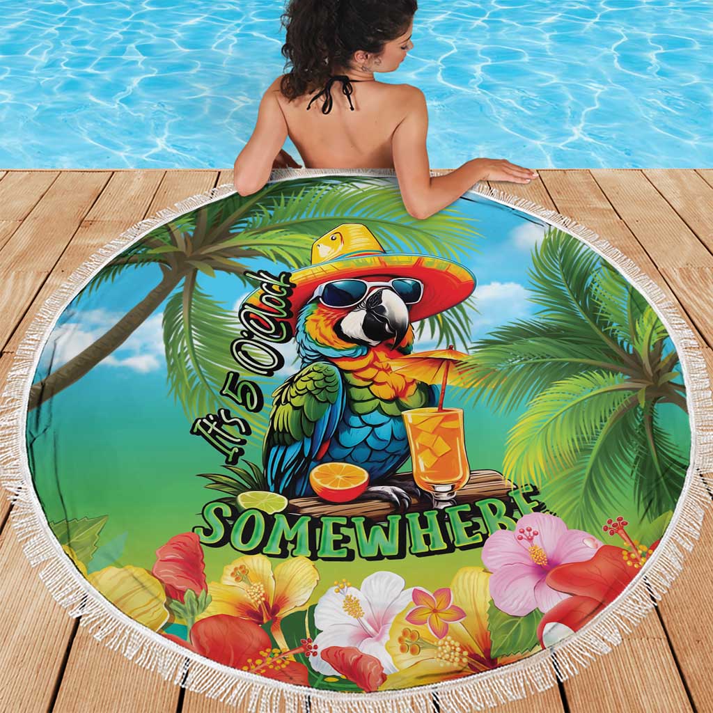 Always 5 O'clock Beach Blanket Hawaiian Tropical Parrot - Polynesian Pride
