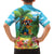 Always 5 O'clock Family Matching Off The Shoulder Long Sleeve Dress and Hawaiian Shirt Hawaiian Tropical Parrot - Polynesian Pride