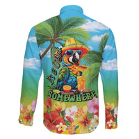 Always 5 O'clock Family Matching Off Shoulder Short Dress and Hawaiian Shirt Hawaiian Tropical Parrot LT9 - Polynesian Pride