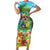 Always 5 O'clock Family Matching Short Sleeve Bodycon Dress and Hawaiian Shirt Hawaiian Tropical Parrot - Polynesian Pride