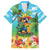 Always 5 O'clock Family Matching Summer Maxi Dress and Hawaiian Shirt Hawaiian Tropical Parrot - Polynesian Pride
