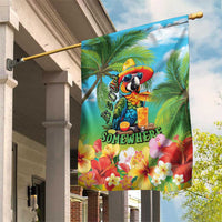 Always 5 O'clock Garden Flag Hawaiian Tropical Parrot - Polynesian Pride