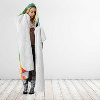 Always 5 O'clock Hooded Blanket Hawaiian Tropical Parrot - Polynesian Pride