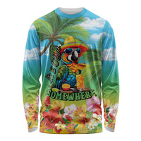 Always 5 O'clock Long Sleeve Shirt Hawaiian Tropical Parrot - Polynesian Pride