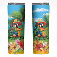 Always 5 O'clock Skinny Tumbler Hawaiian Tropical Parrot - Polynesian Pride