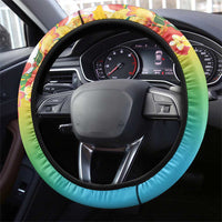 Always 5 O'clock Steering Wheel Cover Hawaiian Tropical Parrot - Polynesian Pride