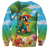 Always 5 O'clock Sweatshirt Hawaiian Tropical Parrot - Polynesian Pride